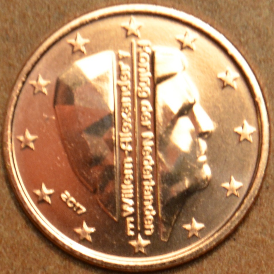 1 cent Holandsko 2017 so značkou most (UNC)