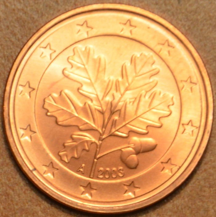 1 cent Nemecko 2003 "A" (UNC)