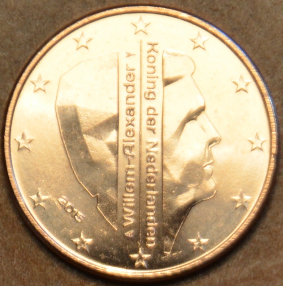 2 cent Holandsko 2015 - Kráľ Willem Alexander (UNC)