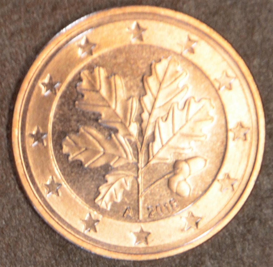2 cent Nemecko "A" 2018 (UNC)