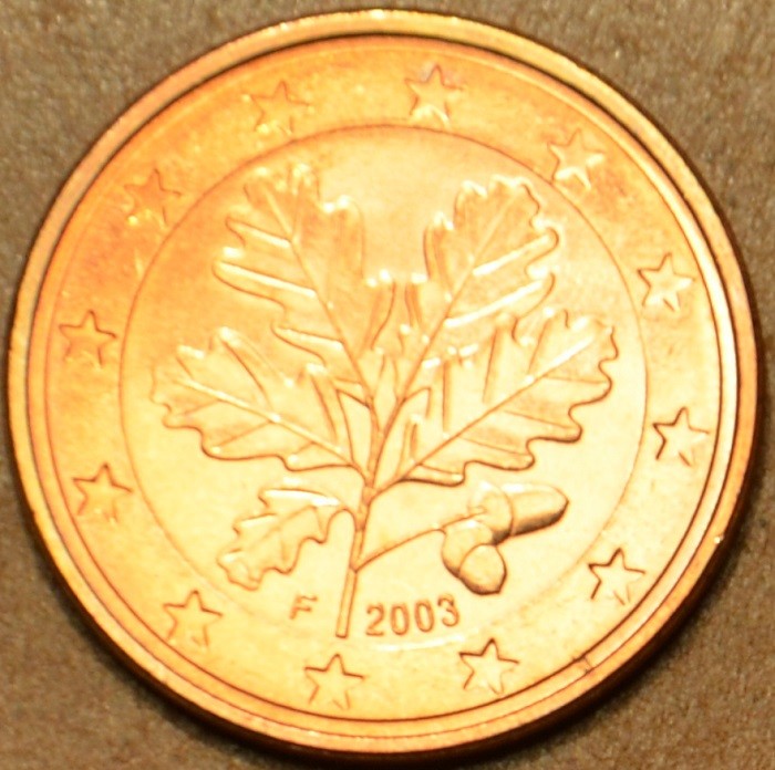2 cent Nemecko "F" 2003 (UNC)