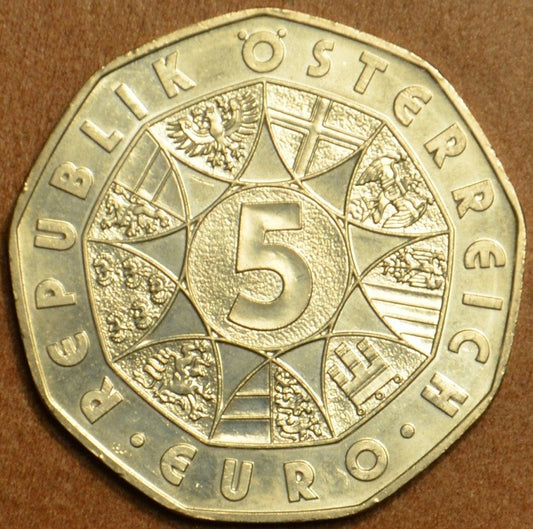 5 Euro Rakúsko 2009 Tiroler frei heit (UNC)
