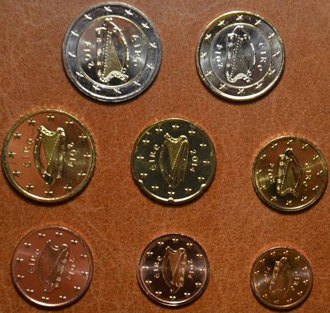 Írsko 2014 sada 8 mincí (UNC)