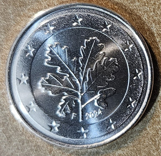 1 cent Nemecko 2024 "F" (UNC)