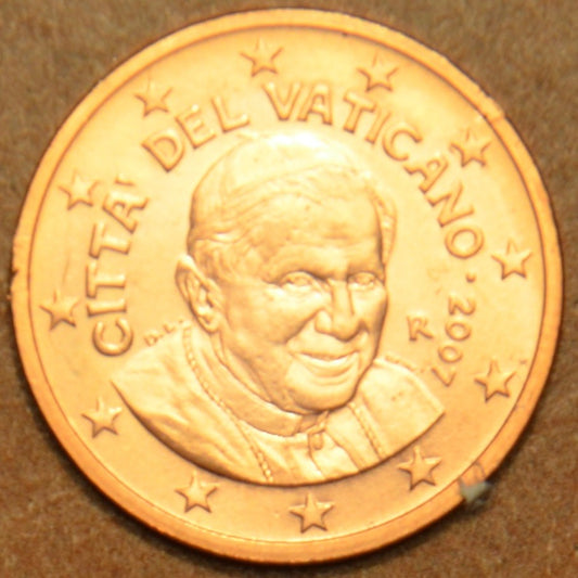 1 cent Vatikán 2007 Benedikt XVI. (BU)