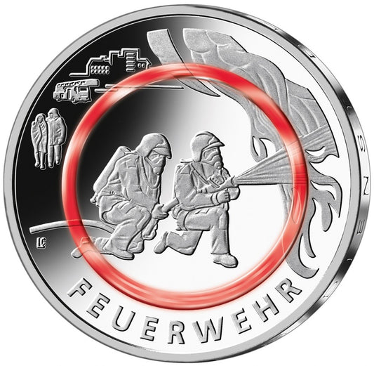 10 Euro Nemecko 2023 "F" - Hasiči (UNC)