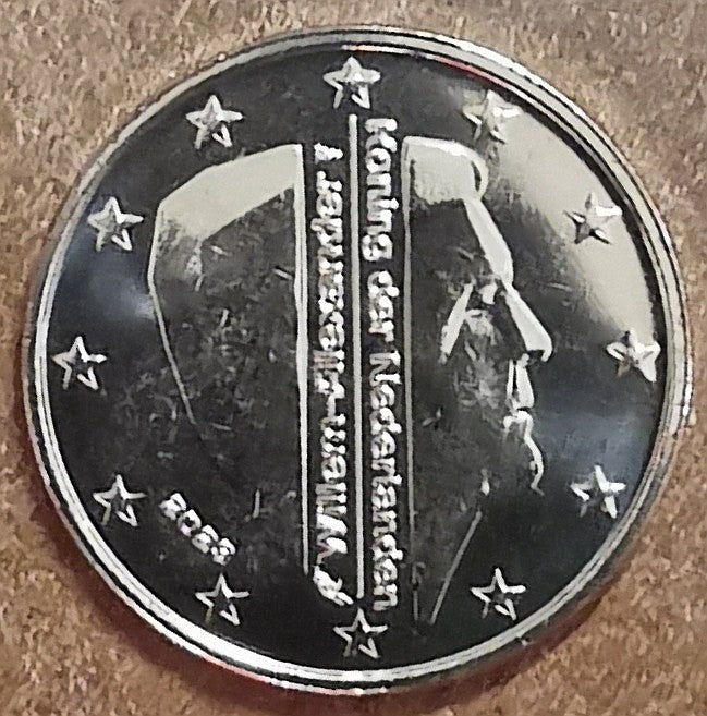 2 cent Holandsko 2023 - Kráľ Willem Alexander (UNC)