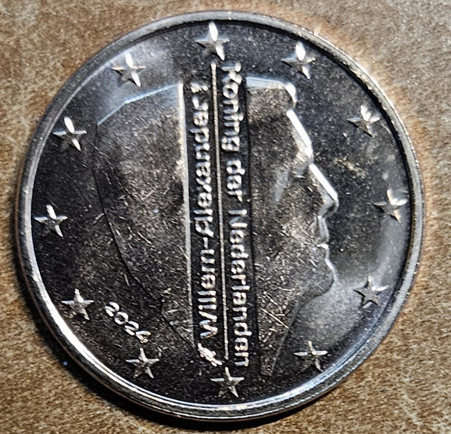 2 cent Holandsko 2024 - Kráľ Willem Alexander (UNC)