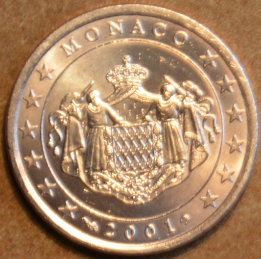 2 cent Monaco 2001 (UNC)