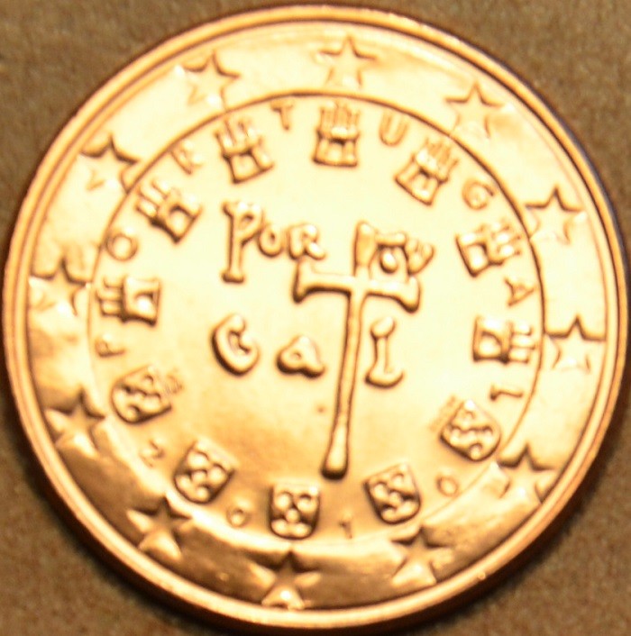 2 cent Portugalsko 2010 (UNC)