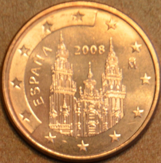 2 cent Španielsko 2008 (UNC)
