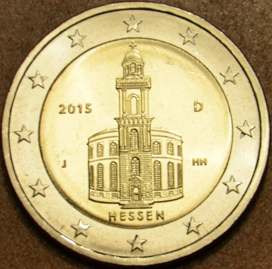 2 Euro Nemecko 2015   "F" Hessen: kostoľ sv. Pavla (UNC)