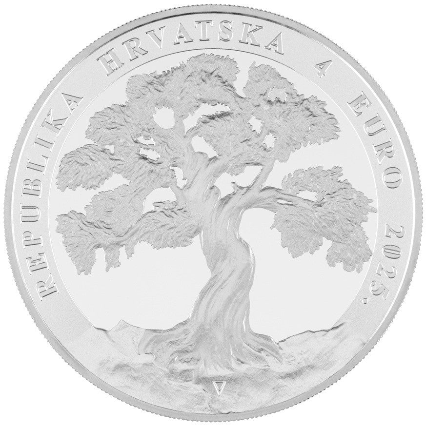 4 Euro Chorvátsko 2025 - Kráľ Tomislav (Proof)