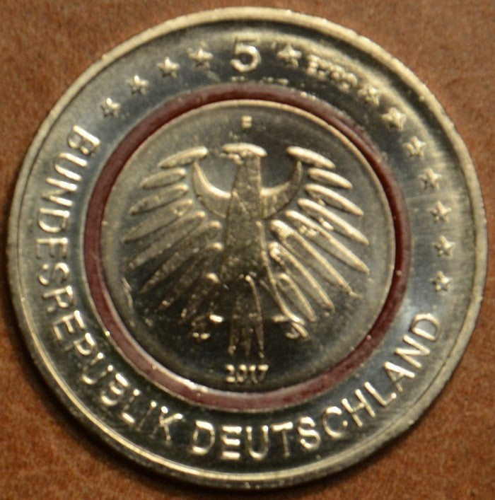 5 Euro Nemecko 2017 "D" Tropické pásmo  (UNC)