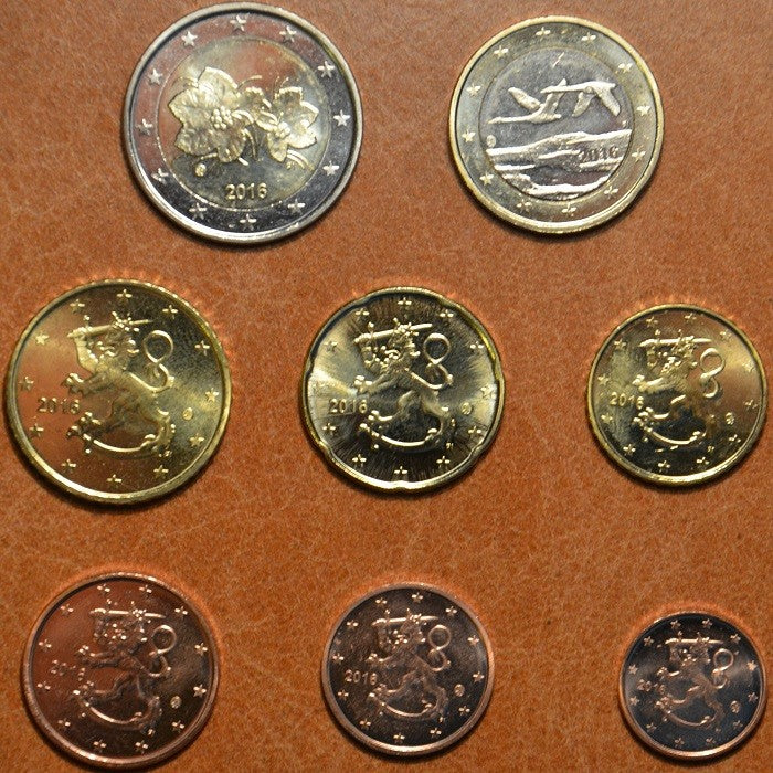 Fínsko 2018 sada 8 euromincí (UNC)