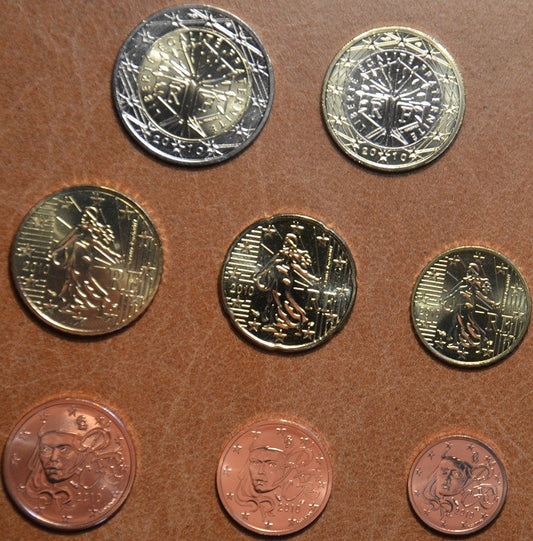 Francúzsko 2009 sada 8 euromincí (UNC)