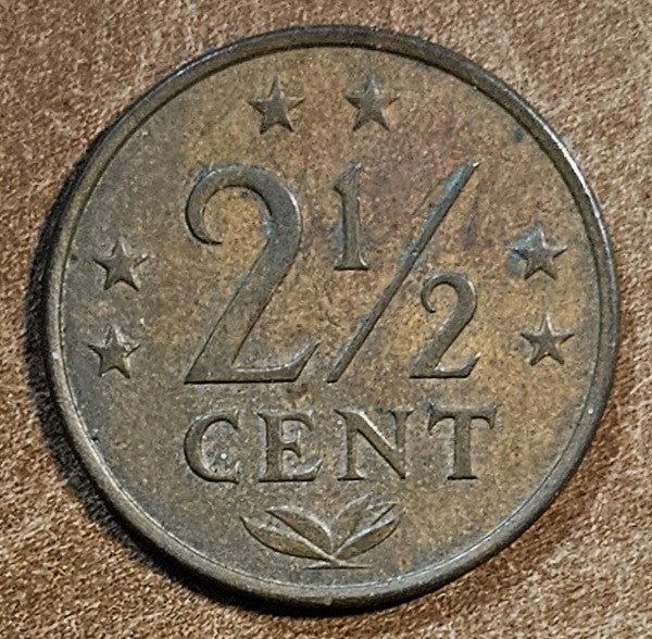 Holandske Antily 2 1/2 cent 1977 (VF)
