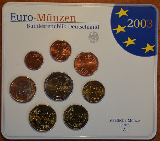 Nemecko 2003 "F" sada 8 euromincí (BU)