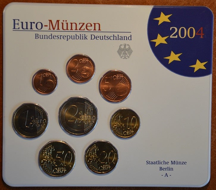 Nemecko 2004 "F" sada 8 euromincí (BU)
