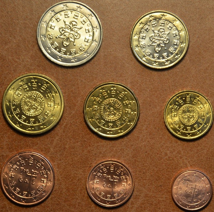 Portugalsko 2004 sada 8 mincí (UNC)