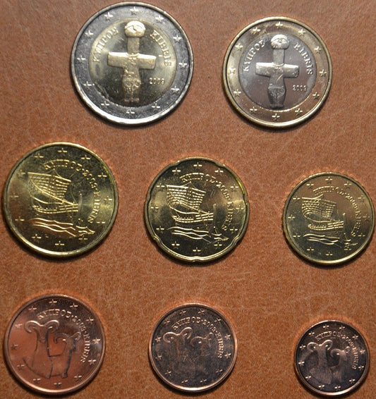Cyprus 2011 sada 8 euromincí (UNC)