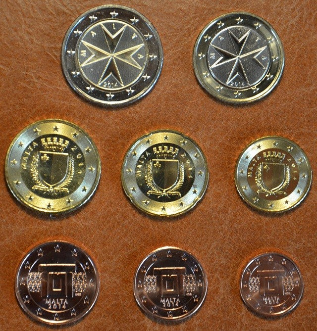 Sada 8 euromincí Malta 2011 (UNC)