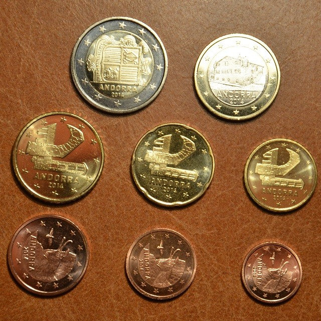 Andorra 2019 sada 8 mincí (UNC)